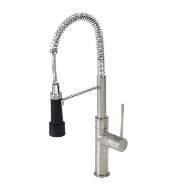 Just Single Handle Kitchen Faucet With Spring And Swivel Magnetic Spout- Polished Chrome JPRC-501